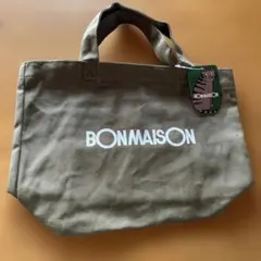 【新品タグ付き】BONMAISON ボンメゾン キャンバス ミニトートバッグ