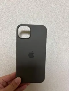 Apple iPhone 15Plusマグセーフシリコンケース ブラック