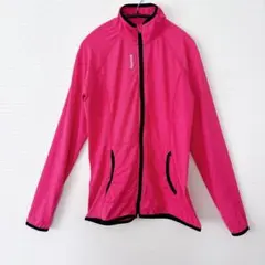 Reebok リーボック ジップアップジャケット M ピンク スポーツウェア