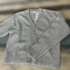 GLOBAL WORK キラキラグレー カーディガン Mサイズ