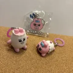 おぱんちゅうさぎ　アクリルキーホルダー2 フェイス（いかり）　ガチャとその他×2