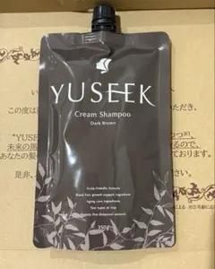 YUSEEK ユーシーク　カラーシャンプー　350g3個　ダークブラウン　コーム YUSEEK クリームシャンプー ダークブラウン350g✕2袋 コーム付き