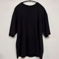 白黒2枚 ユニクロ エアリズムコットンオーバーサイズT サイズL