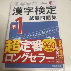 本試験型漢字検定試験問題集準1級. '26年版