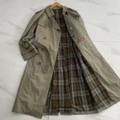 D’URBAN ダーバン トレンチコート L カーキ ロング ベルト チェックのサムネイル