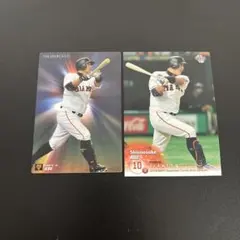 阿部慎之助 プロ野球チップス・BBM2枚セット