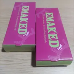 【新品未使用】EMAKED エマーキッド まつ毛/まゆげ用美容液2本セットのサムネイル