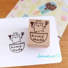 home madeはんこミキサーくま