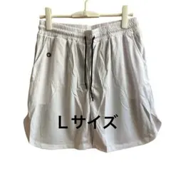 ハーフパンツ メンズ Lサイズ ホワイト スポーツ 部活 トレーニング