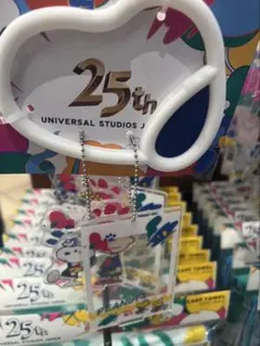 USJ 限定　25th スヌーピー キーチェーン＆ハンドストラップセット