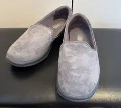 USED skechers/スケッチャーズ goga mat スリッポン　グレー