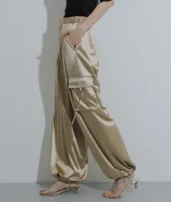 sence of place シャイニーカットカーゴパンツ