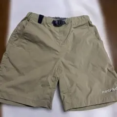 mont-bell ベージュショートパンツ ストレッチO.D.ショーツ 130