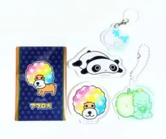 サンエックスユニバース　100円ショップ　グッズ　4点セット+カード1枚付き