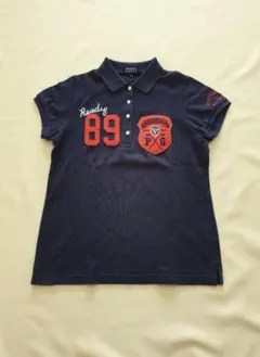 パーリーゲイツ 半袖 ポロシャツ ネイビー 0 シャツ　トップス　M