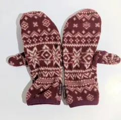 ​【美品】モンベル ミトン手袋 Mサイズ ノルディック柄 防寒のサムネイル