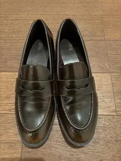 ZARA ペニーストラップローファー 36 収納袋付き