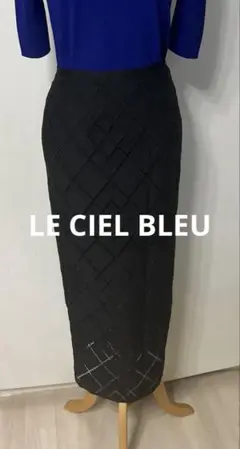 新品タグ付きLE CIEL BLEUタイトスカート ブラック / 38のサムネイル