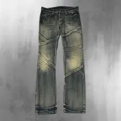 00s archive straight denim y2k 鬼髭 お兄系 - メルカリ