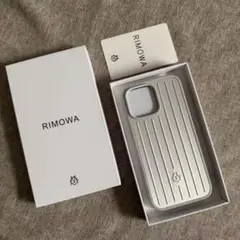 箱付き RIMOWA リモワ iPhone 16pro ケース シルバー 未使用