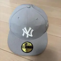New Era ニューヨークヤンキース キャップ グレー