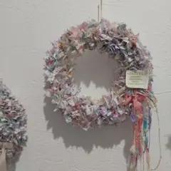 値下げ リバティ生地で作るリースꕤハンドメイドキット ♡