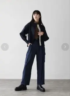 SALE✩.*˚スコットクラブ系列RADIATE サテンストレートカーゴパンツ