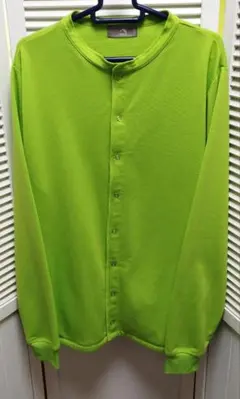 ワークマン　Field Core【LL】 蛍光グリーン ノーカラー長袖ジャケット