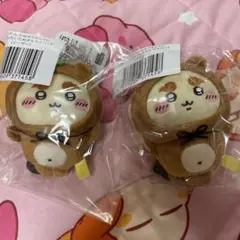 ちいかわくじ　たぬきだもん　C賞　シーサー　マスコット　2点セット