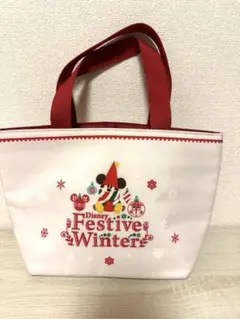 ディズニーランド　クリスマス　スーベニアトートバッグ　ミッキー　リルリンリン