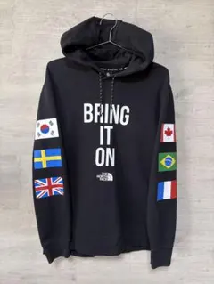 日本未入荷 ノースフェイス プルオーバー フーディー 2XLサイズ 黒 パーカー