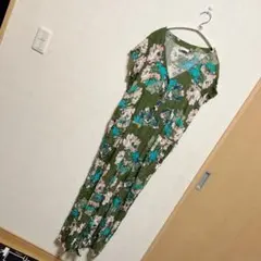北欧KAFFE【洗練ボタニカル】大人ジャンプスーツ ゆるダボ オールインワン