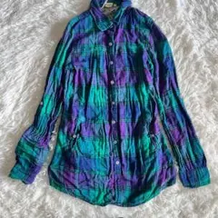 ビラボン BILLABONG シャツワンピース ネルシャツ 長袖シャツ Sのサムネイル