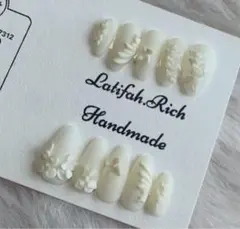 ３Ｄフラワーネイルチップ【現品販売　即購入可　オーダーメイド可】