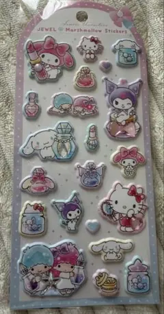 サンリオ マシュマロステッカー