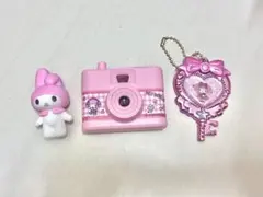 マイメロディ フィギュア カメラ型おもちゃ セット