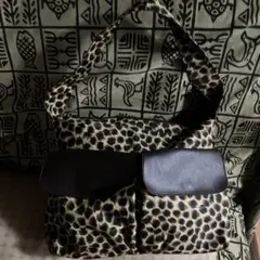 ヒョウ柄トートバッグ