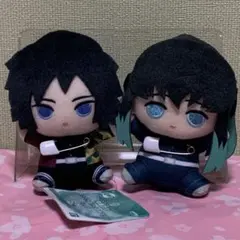 鬼滅の刃 くっつきぬいぐるみバッジ 冨岡義勇&時透無一郎 2体セット