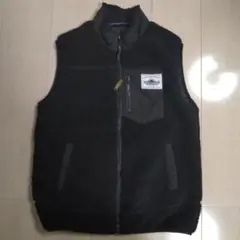 kids⭐outdoor⭐ボアベスト　黒　Sサイズ（160cmくらい）