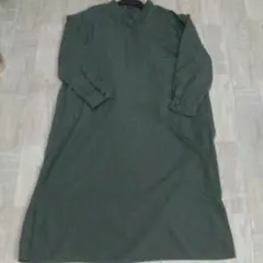 最終値下げ　グローバルワーク　シャツワンピース　秋服　レイヤードに