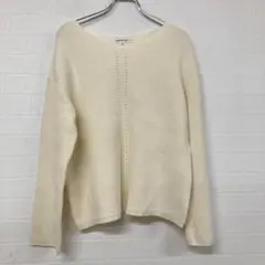 582 NATURAL BEAUTY BASIC アイボリー セーター M