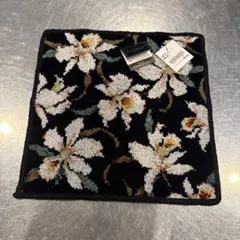 新品 Enjeau アーンジョー シェニール織 ハンカチ 花柄 日本製 タグ付のサムネイル