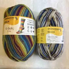 新品未使用品　ソックヤーン　REGIA 6-ply150g 4~ply 100g