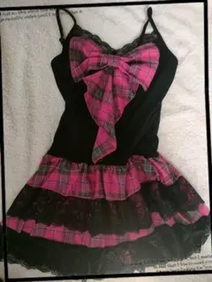 MA*RS♡マーズ　ブラックVネック五分袖 チュニック　姫ギャル y2k 平成 MA*RS♡マーズ ブラックVネック五分袖 チュニック 姫ギャル y2k 平成