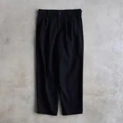 90s ドッカーズ dockers ツータック チノ パンツ ブラックw32