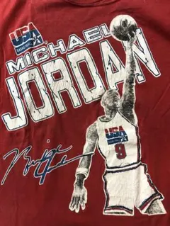 ジョーダン　マイケルジョーダン　Tシャツ　バルセロナ　nba ビンテージ usa