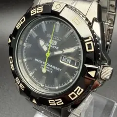 【稼働】 SEIKO 5スポーツ 7S36-00Y0 裏スケ 自動巻き 腕時計