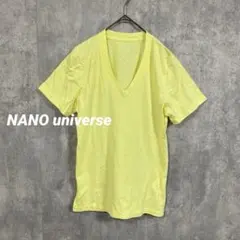 NANO universe LB.03 汗染み防止 Vネック　Ｔシャツ 半袖　M
