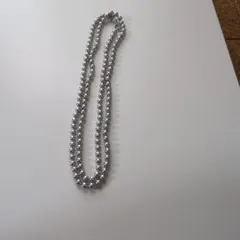 シルバー パールネックレス ロング（ディノスで購入）
