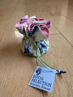 ROYAL SELECTION 巾着 ポーチ 花柄